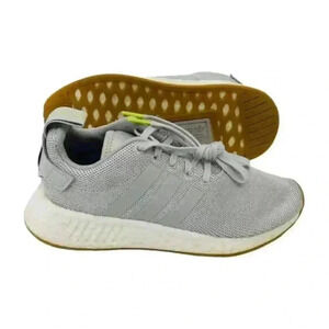 Adidas NMD R2 Grey Gum Size 5 Mesh Running Athletic Sneakers Low Top Men's Shoes